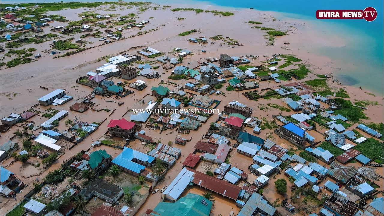 INONDATIONS A UVIRA : Plusieurs bâtiments touchés par les débordements du lac Tanganyika