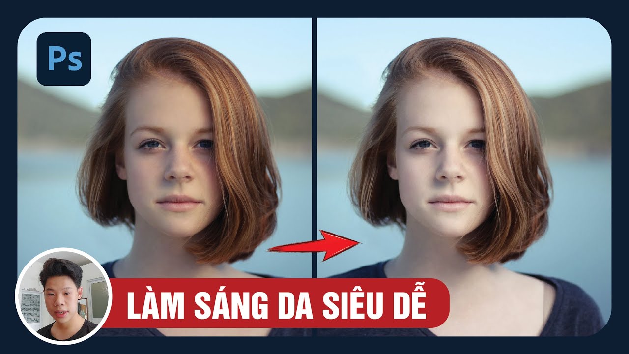 Cách làm trắng da siêu dễ trong #photoshop