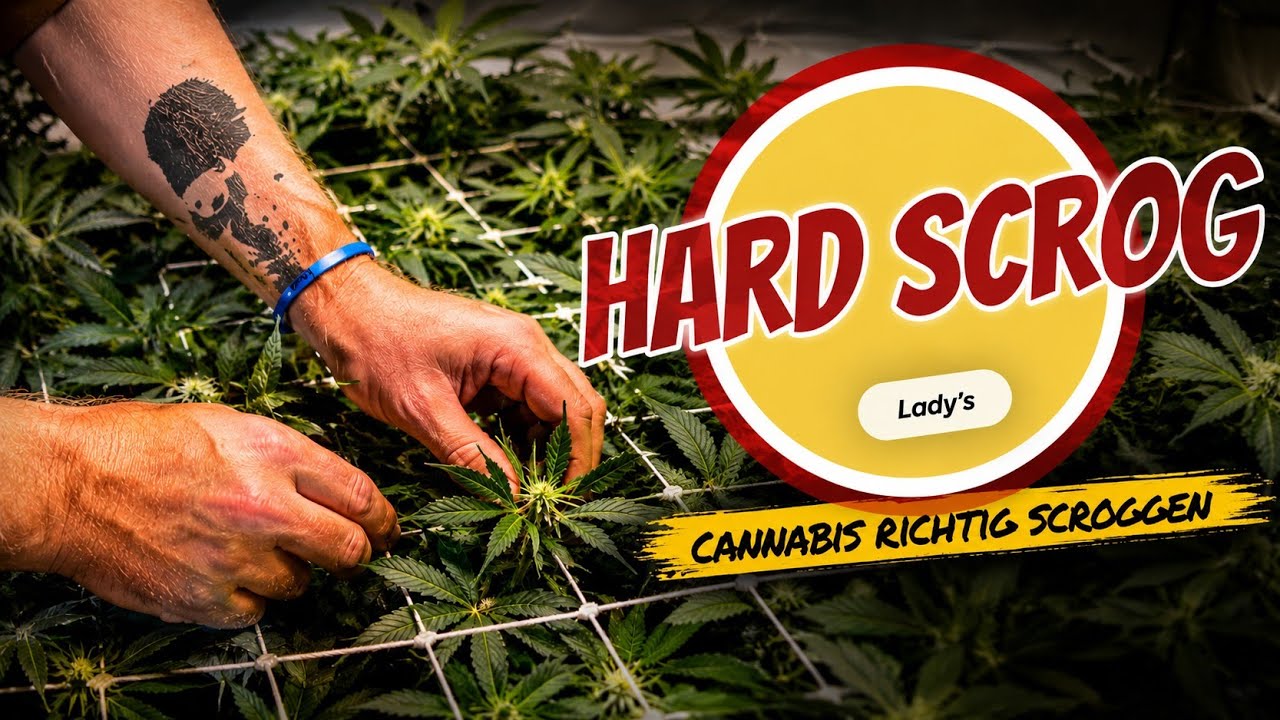 Hard SCROG Lady's - Cannabis Richtig  SCROGGEN - Tipps #51