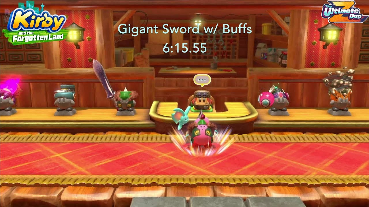 Kirby and the Forgotten Land - Ultimate Cup Z (Gigant Sword w/Buffs): 6:15.55