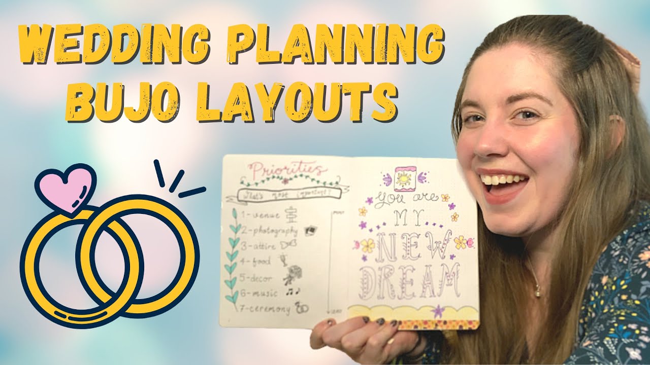 Wedding Planning Bullet Journal Layouts | Countdown, Venue Questions and More!
