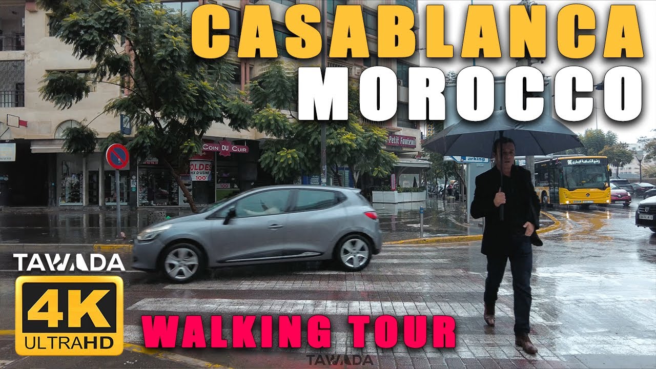 Casablanca - Walking in the Rain - Rain and City Sounds