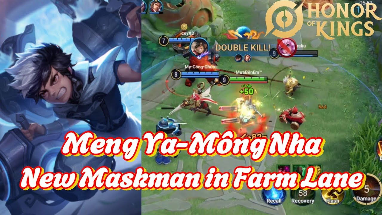 [ HoK Global ] Meng Ya - M&ocirc;ng Nha 蒙犽 | Best Maskman in Farm Lane | Honor Of Kings
