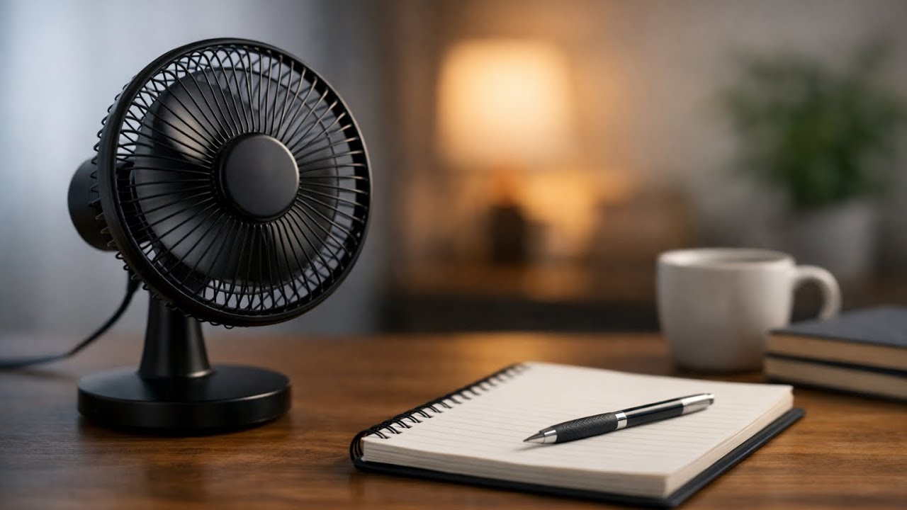 Soft Fan Noise for Deep Focus (ADHD) | 2 Hours