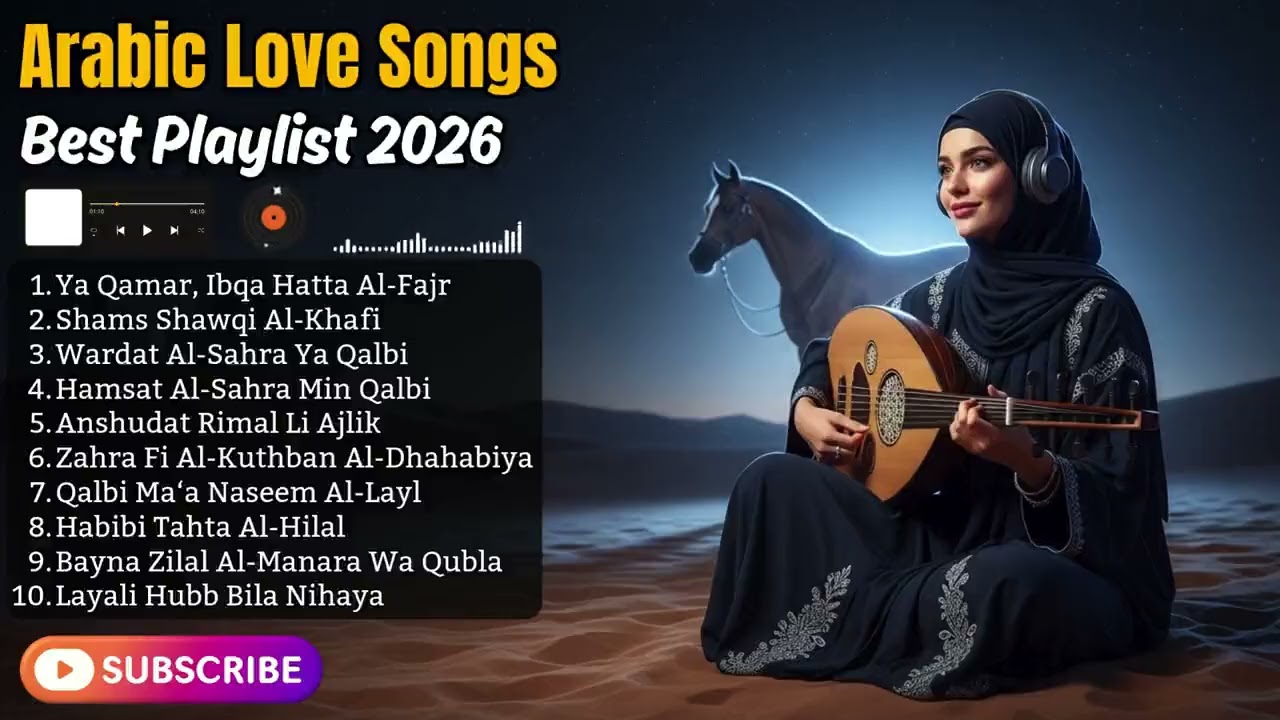 Most Beautiful Arabic Love Songs Playlist – Best of 2026 Collection