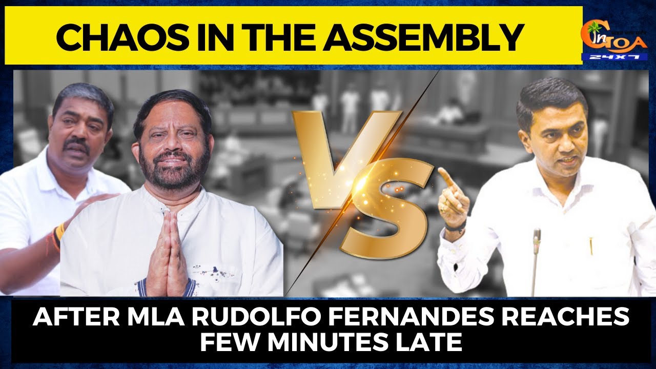 Chaos after MLA Rudolfo reaches few minutes late. CM says opposition not serious on OBC reservation