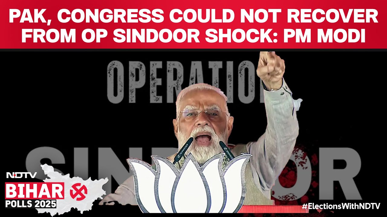 PM Modi Rally Today | Both Pakistan, Congress Could Not Recover From Op Sindoor Shock: PM Modi