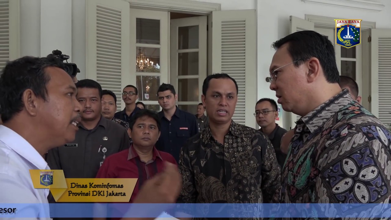 16 Sept 2016 Gub Basuki T. Purnama Wawancara informal dengan wartawan Balaikota