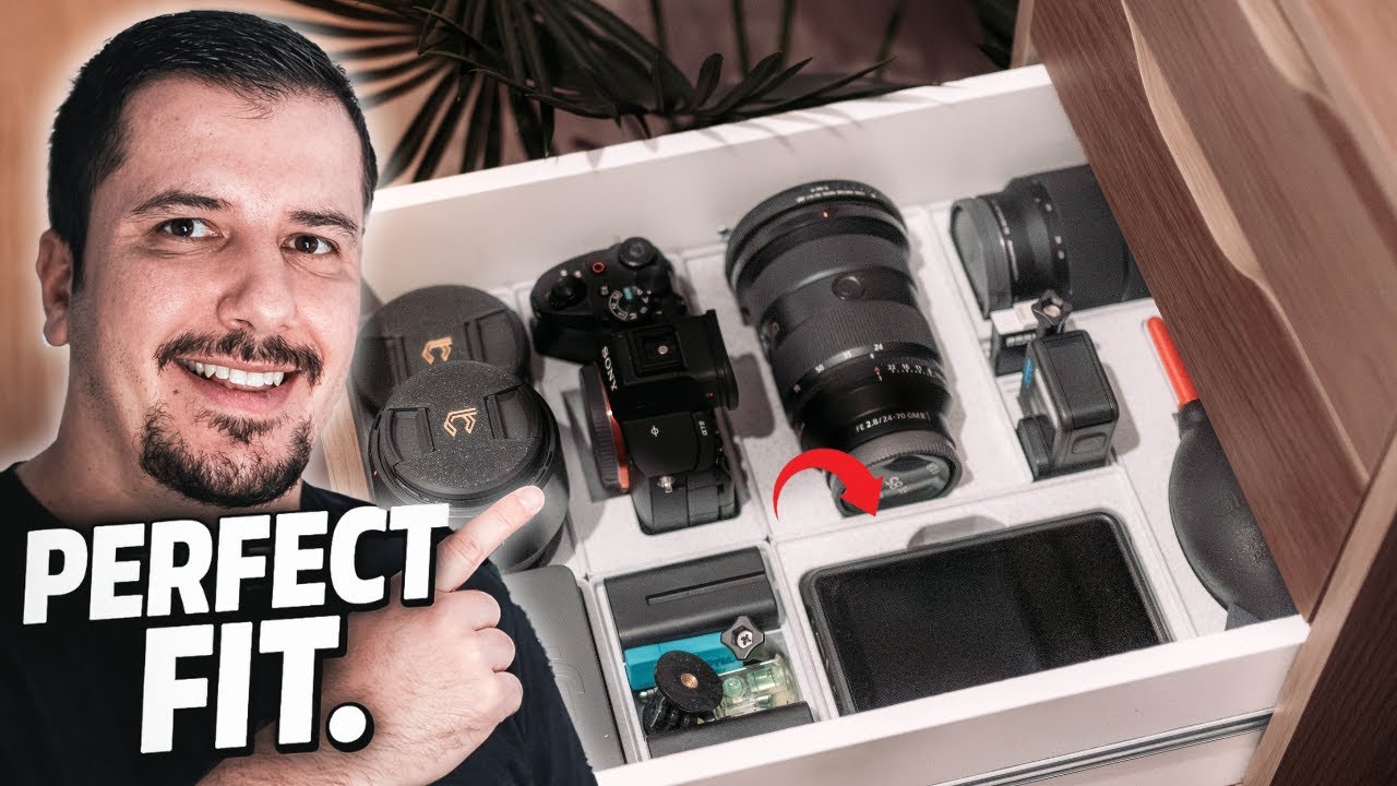 Organizing Camera gears with 3d printing