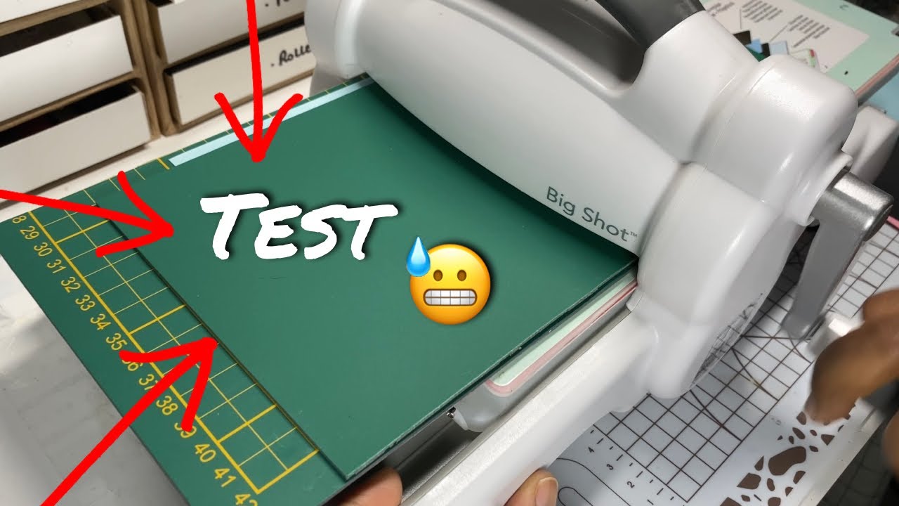Remplacer les plaques Bigshot par le tapis de découpe Action, est-ce que ça marche ? Testons !