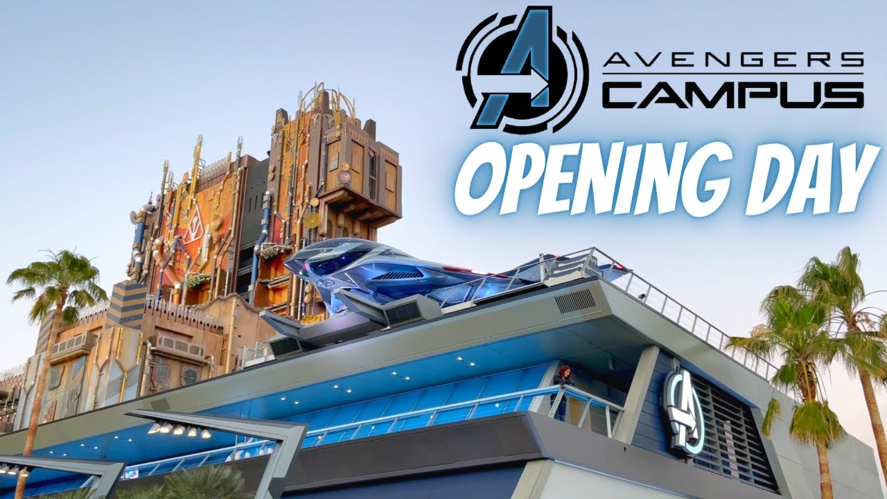 Avengers Campus Opening Day! Full Land Tour From Morning to Night!