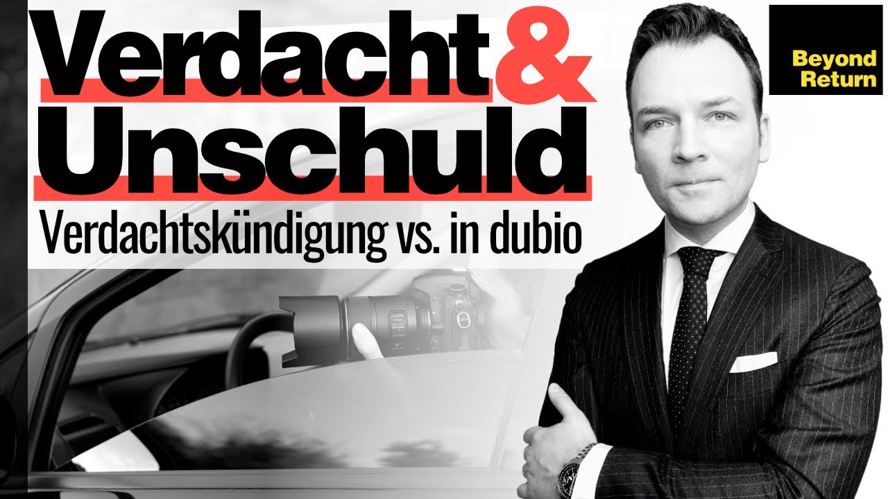 Im Zweifel für den Angeklagten? Unschuldsvermutung & Verdachtskündigung von Führungskräften / KSchG