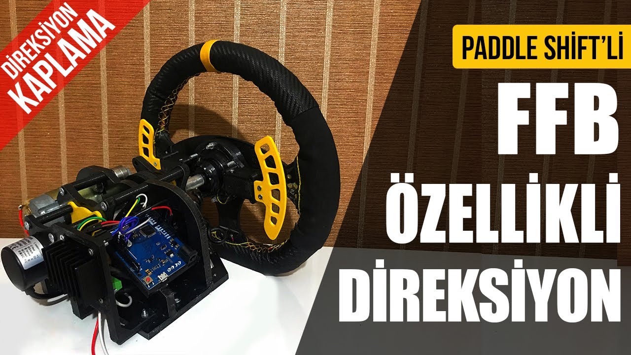 Arduino ile Yarış Simülatörü Serisi - FFB Direksiyon Yapımı - Bölüm 4