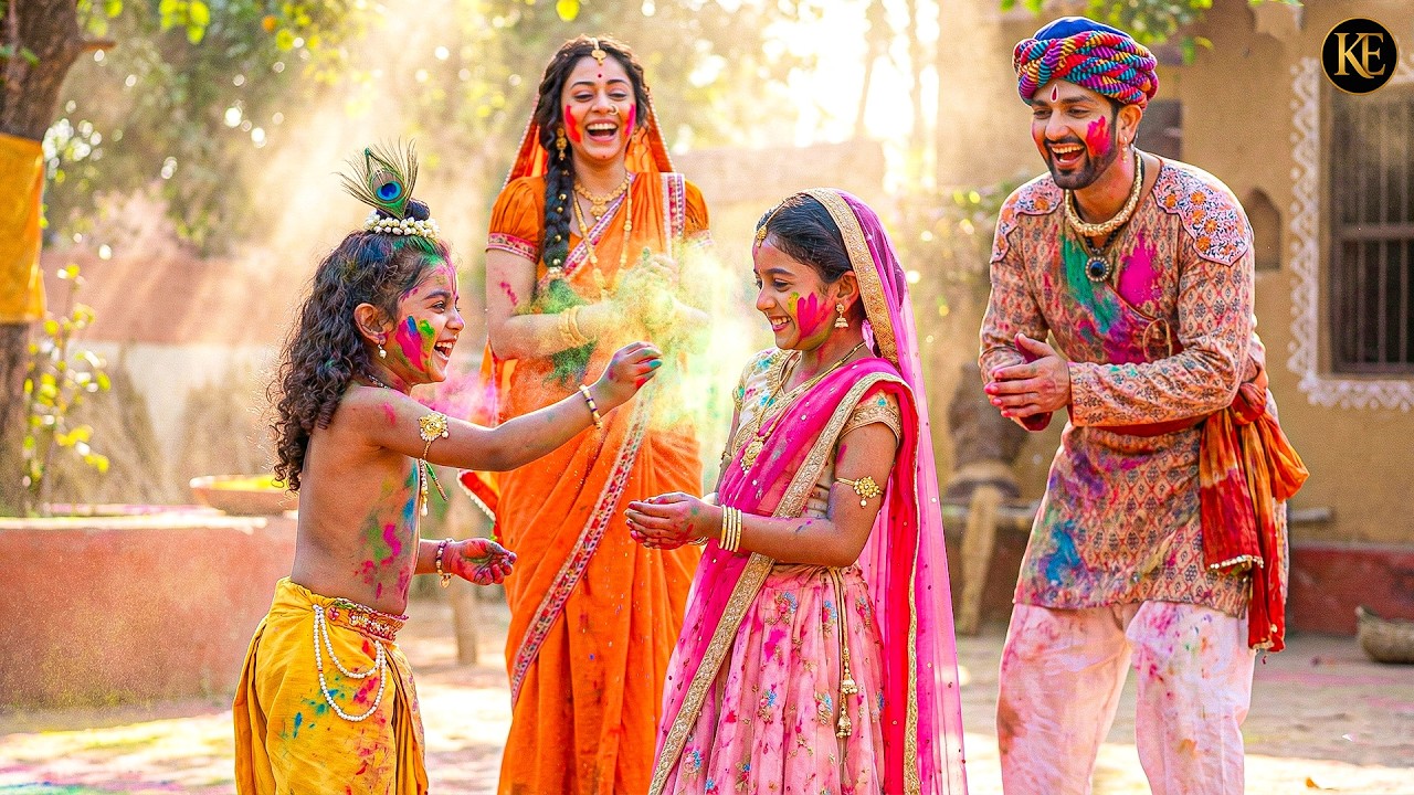 राधा संग रंग बरसावे बाल कान्हा – गोकुल में मचा धमाल! | Yashomati Maiyaa Ke Nandlala || HOLI SPECIAL
