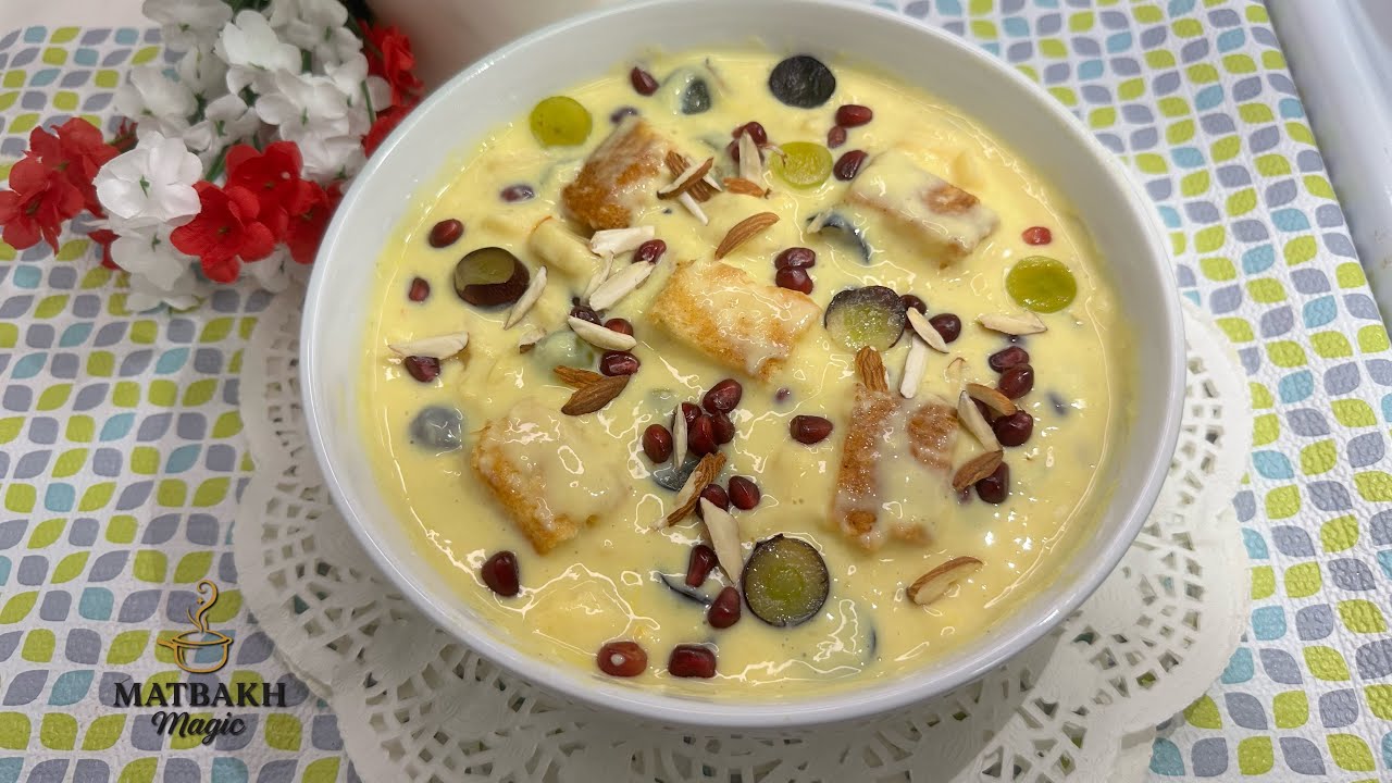 Fruit Custard Recipe | Creamy & Easy Summer Dessert