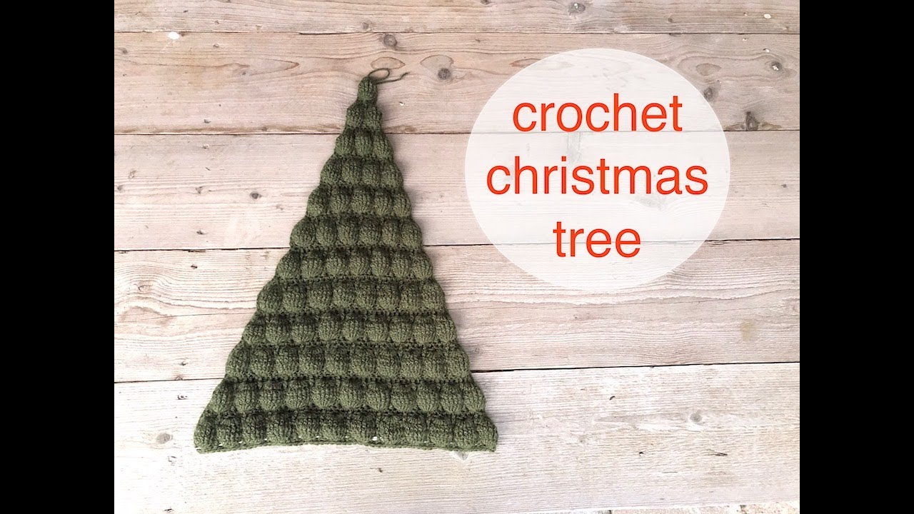 Crochet Christmas tree - tutorial Xmas tree