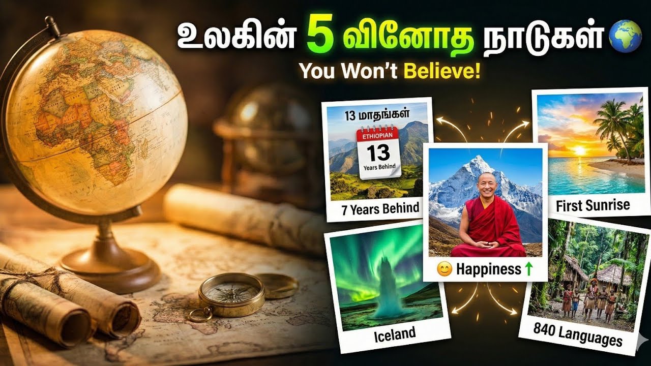 🌍 உலகின் 5 வினோத நாடுகள் | 5 Most Unique Countries in the World