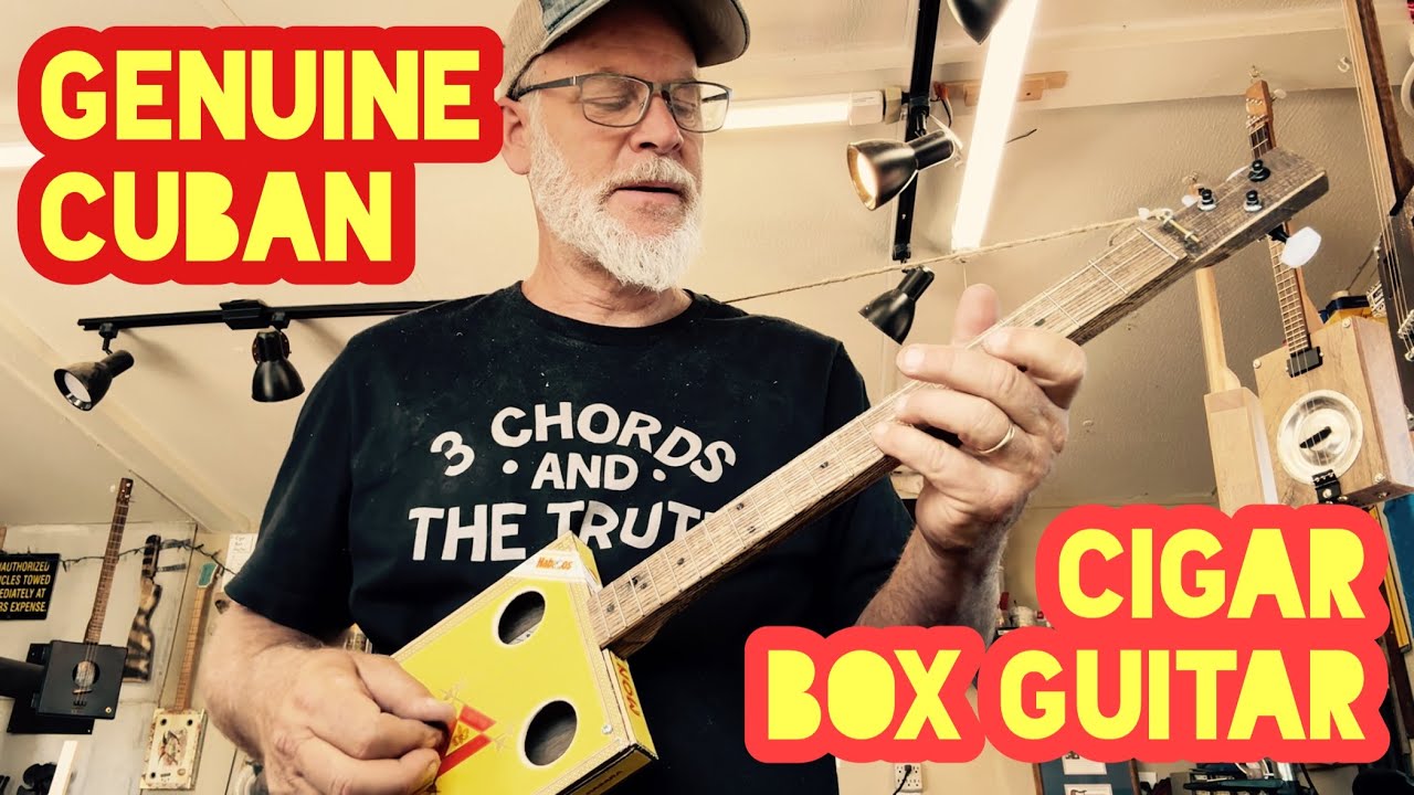Genuine Cuban Cigar Box Guitar - Build and Demo
