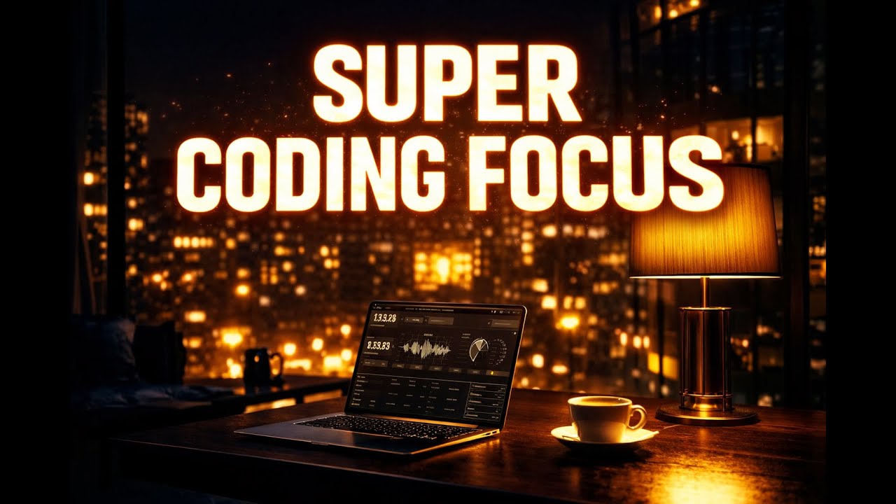 Stay Super Focused All Night - Deep Focus Mix for coding and programming