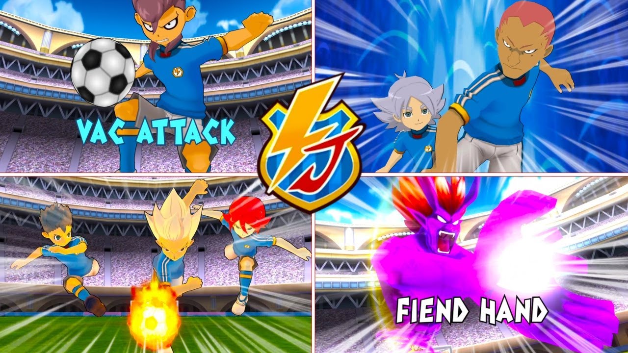 Inazuma Eleven Strikers - Inazuma Japan Hissatsu - English Dub