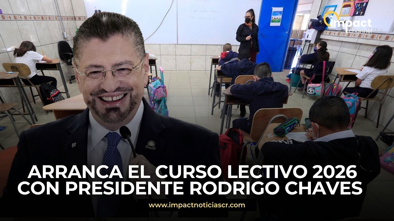EN VIVO | Arranca el Curso Lectivo 2026 con Rodrigo Chaves y el ministro de Educación