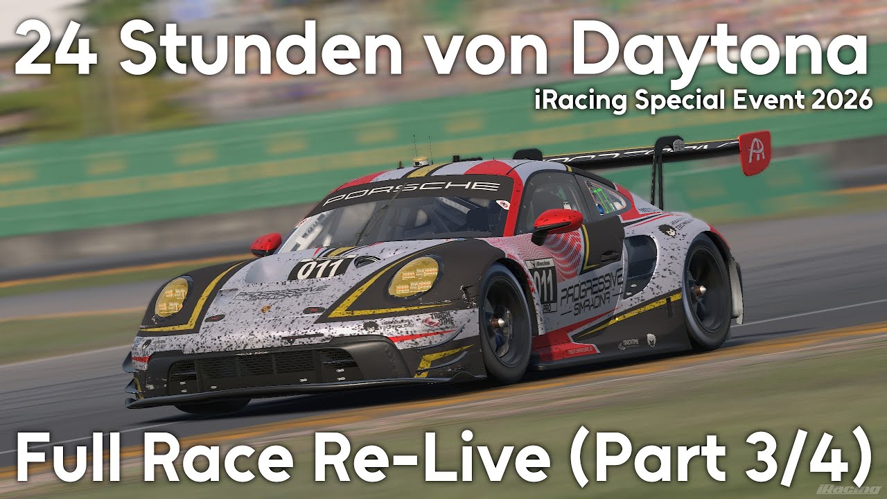 24h Daytona 2026 - Top-Split 7GMT - Progressive Simracing Alpha - Porsche 911 (992) GT3R - Part 3/4