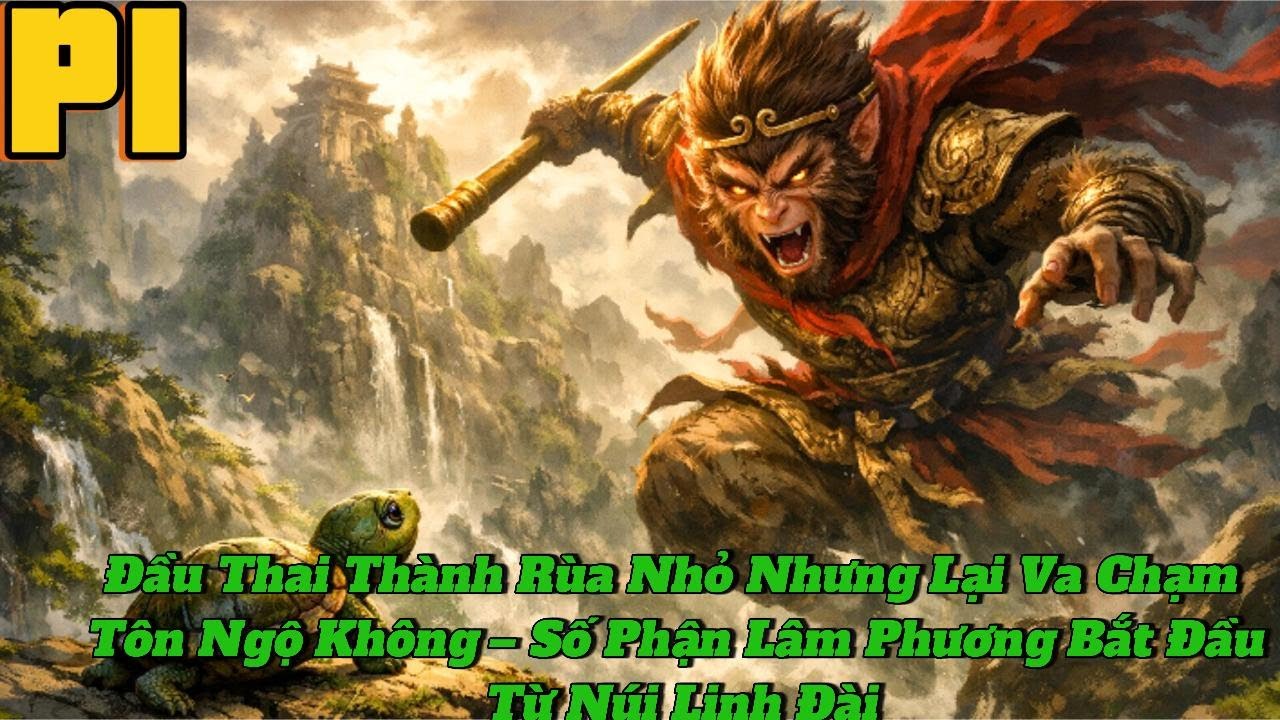 Đầu Thai Thành Rùa Nhỏ Nhưng Lại Va Chạm Tôn Ngộ Không Số Phận Lâm Phương  Từ Núi Linh Đài | P1