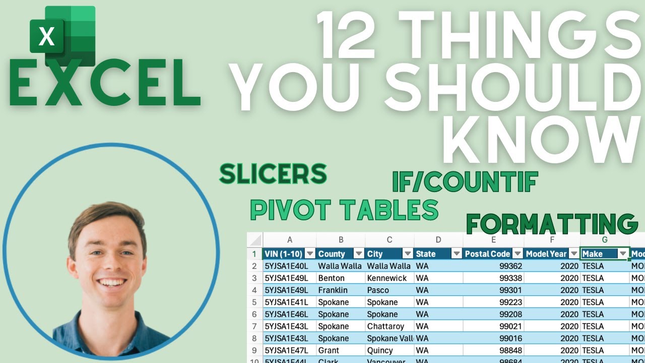 12 основных навыков для каждого пользователя Excel