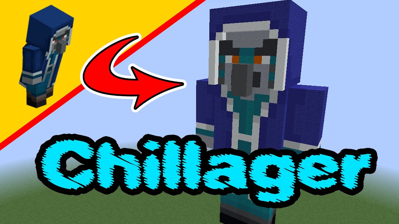 Minecraft Chillager, Minecraft Dungeons, Mob Build, Minecraft Statue - Bedrock, Java