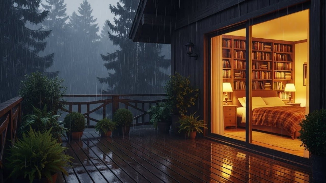 Calm Forest Rain 🌧 | Deep Sleep Ambience for Night Rest