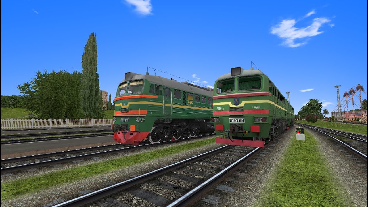 Запуск М62 и 2М62 в RTrainSim
