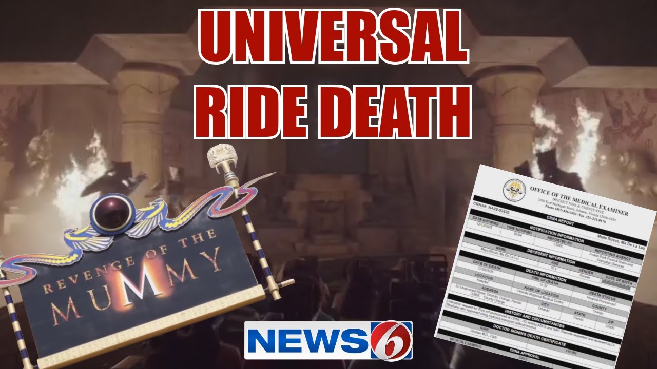 Medical examiner's report reveals cause of death for woman after Universal Orlando ride