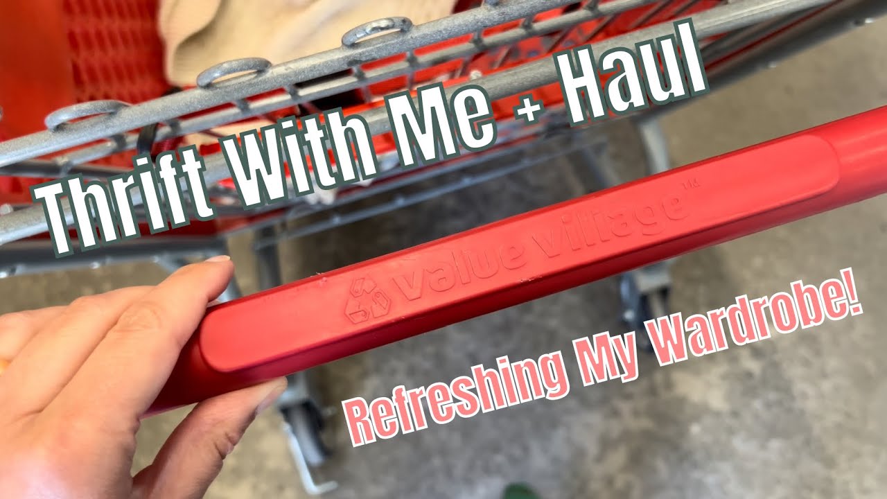 Thrift with Me + Huge Clothing Thrift Haul!