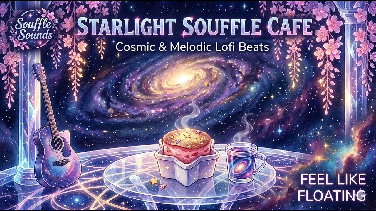 A Cafe in Deep Space 🌌 Starlight Souffle & Cosmic Lofi Ambiance