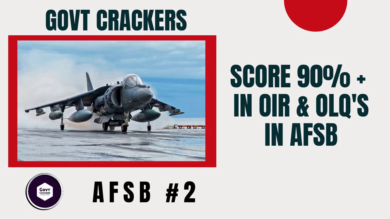 OIR (Officers Intelligence Rating) Test | SCORE 90%+ | FULL EXPLAINED | GOVT CRACKERS