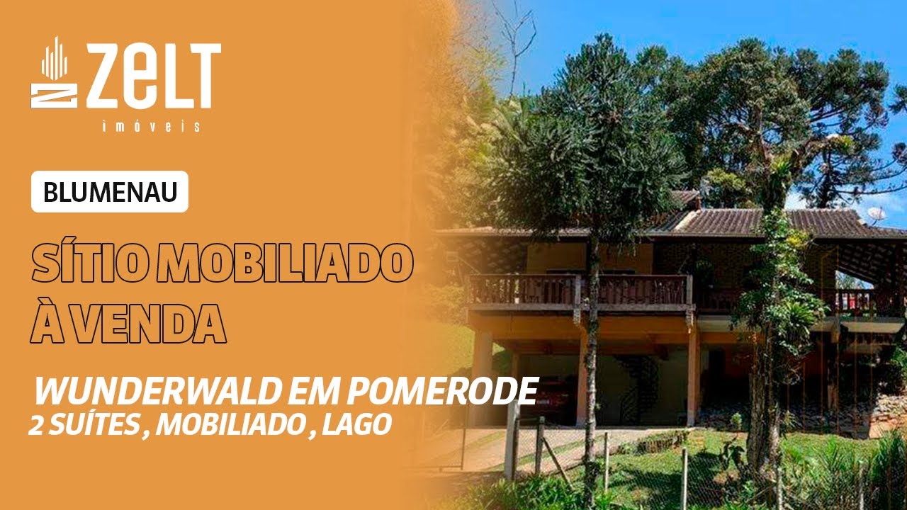 Lindo Sítio a Venda com 38mil m² no bairro Wunderwald em Pomerode