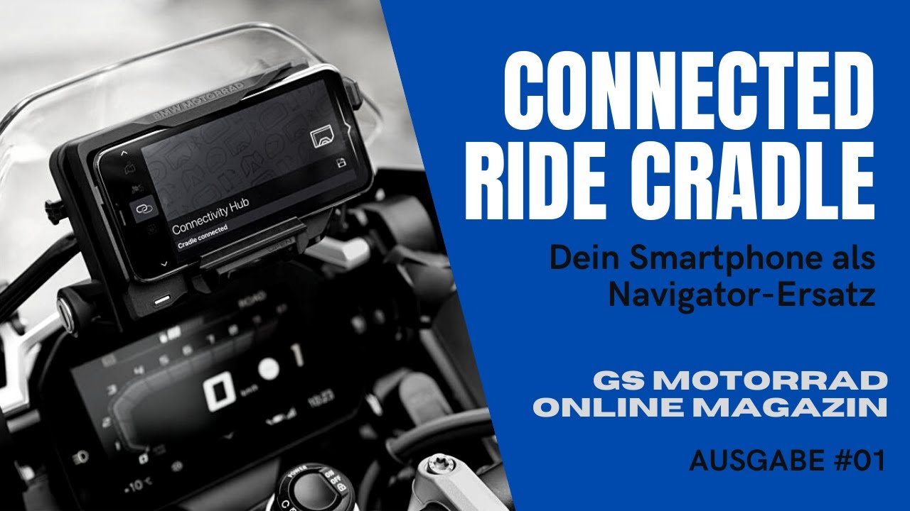 Das BMW Connected RideCradle - Smartphone Navigation für die GS
