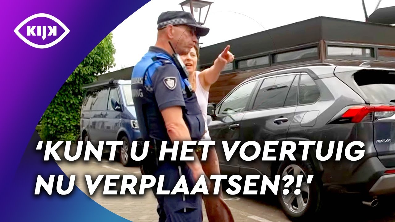 Handhaving valt WONING BINNEN van DAME die VERKEERD GEPARKEERD staat | Overtreders | KIJK Misdaad