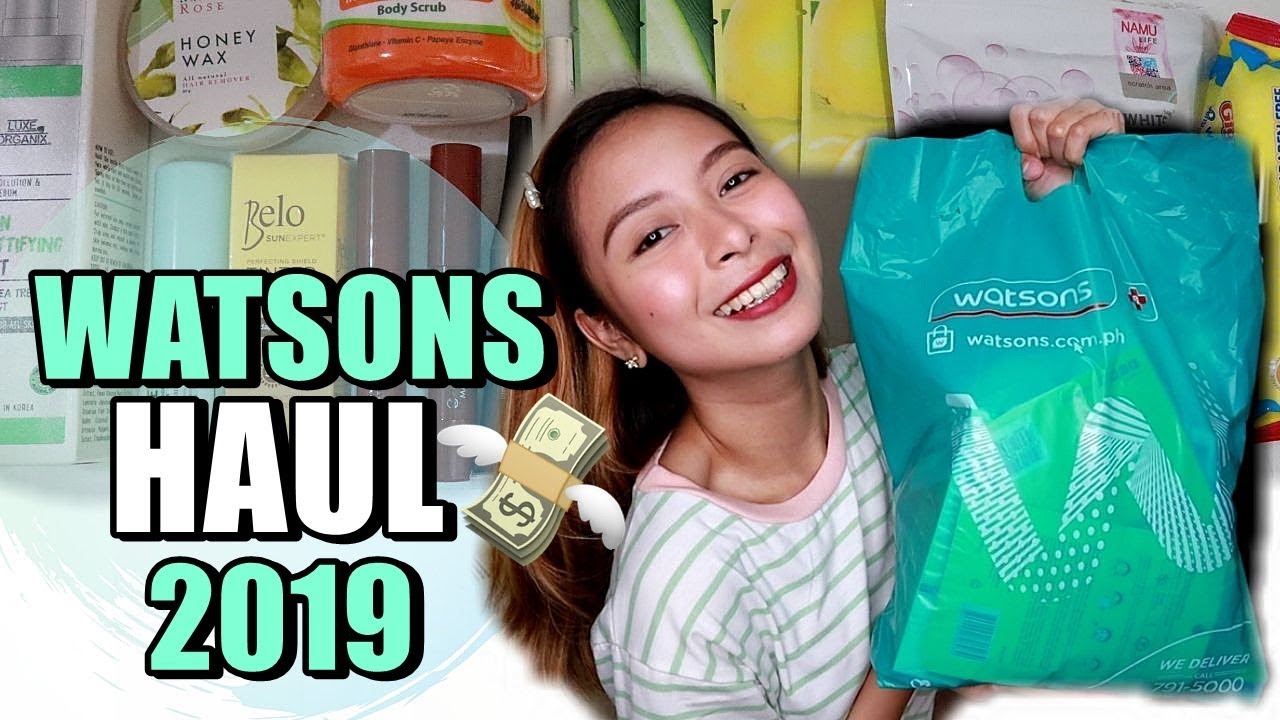 WATSONS HAUL 2019 (PAMPAPUTI AT SKINCARE) PHILIPPINES