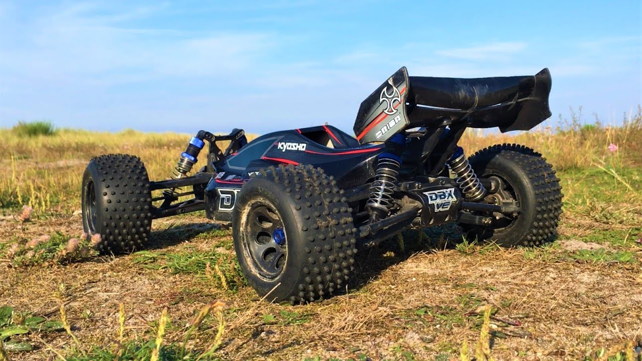 Kyosho DBX VE 4WD Brushless Basher Buggy Beast RC Car! Testing the Awanfi 2S 60C 5000 Mah Battery
