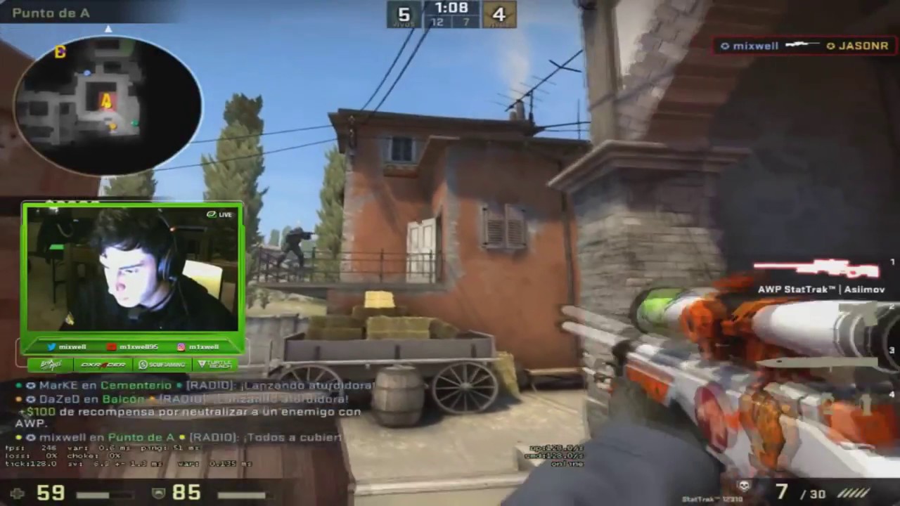 mixwell plays RANK S Triple Overtime Best momenst awp
