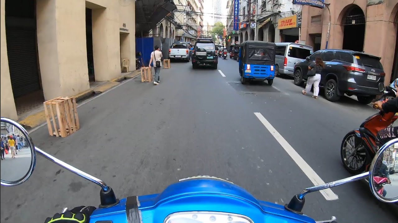 Road Time : Kymco Like125 Blue , Tomas Mapua St - Burke St, 06-Feb2025 12309