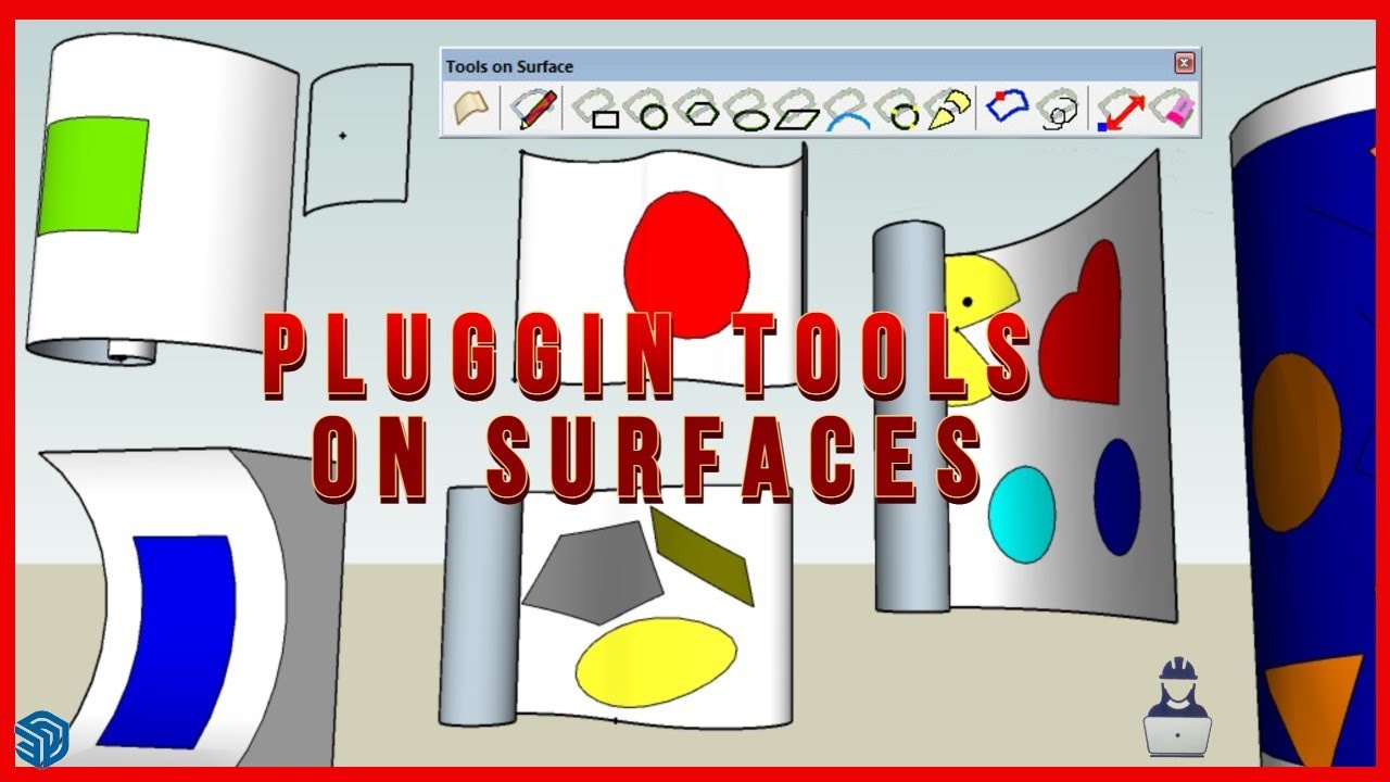 Como CREAR GEOMETRIAS en SUPERFICIES CURVAS,pluggin TOOLS ON SURFACE