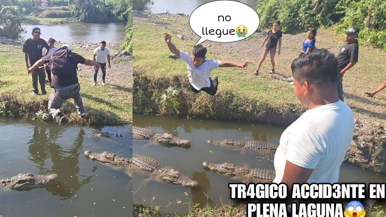 CHEPE Perdi0 La V1d4 En Esta Lagun4 Infest4da De Cocodril0s😭Nunca Imaginamos Esta Terribl3 Tr4gedi4😱