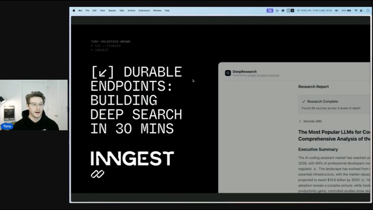 Durable Endpoints: Build a production ready Deep Search in 30 mins