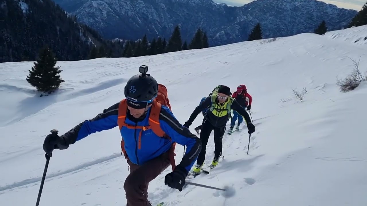 21 skialp cima corno della marogna e cima tremalzo🔝 scialpinismo in trentino