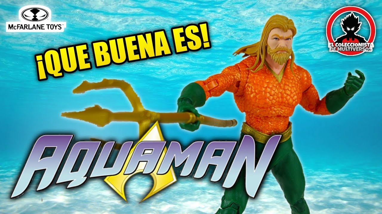 🟠AQUAMAN🟢 ENDLESS WINTER DC Multiverse McFarlane Toys review en Español! es muy BUENA!