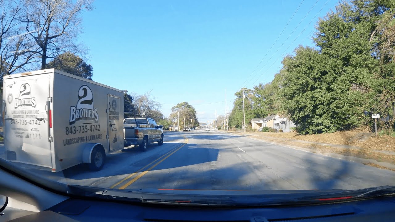 South Carolina, ASMR Car Ride starting in Park Circle, through Hanahan, Goose Creek, and Summerville