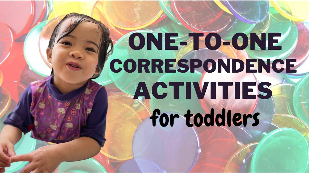 One to One Correspondence Activities for Toddlers at Home | How to Teach One to One Correspondence