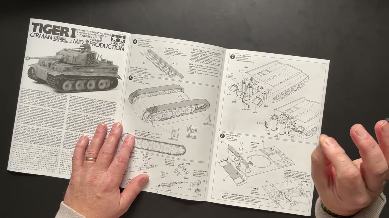 Tamiya 1/35 German Tiger 1 - Mid Production - 35194 - Unboxing review